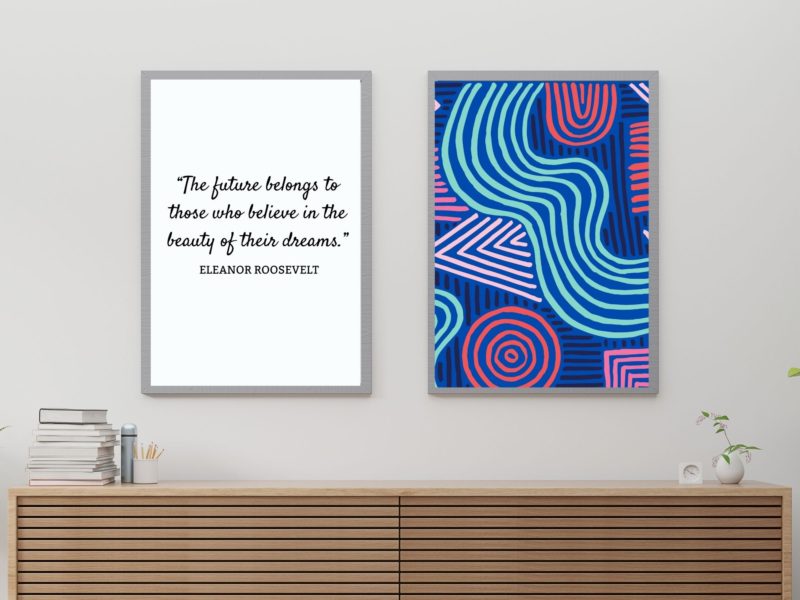 Eleanor Roosevelt Inspirational Quote Poster