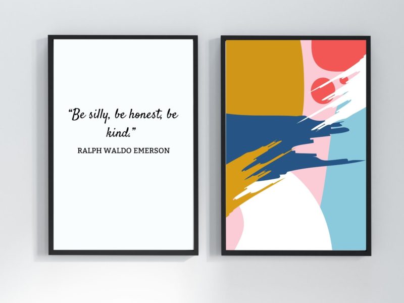 Ralph Waldo Emerson Inspirational Quote Poster