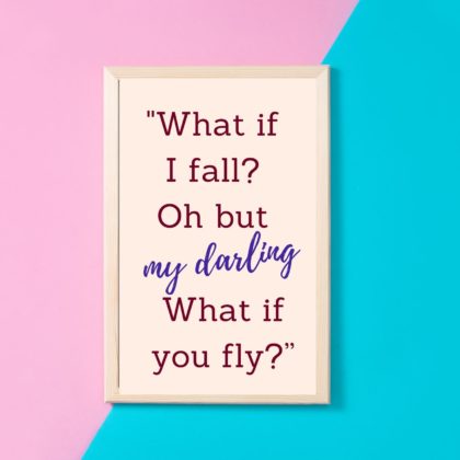 What if I fall Poster
