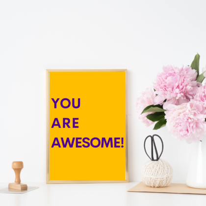 You are awesome Poster