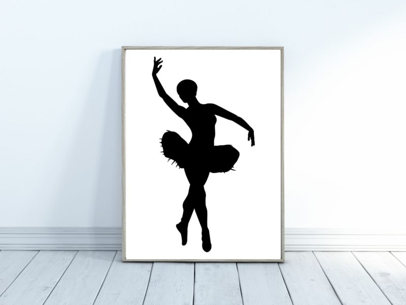 Ballerina Art Poster