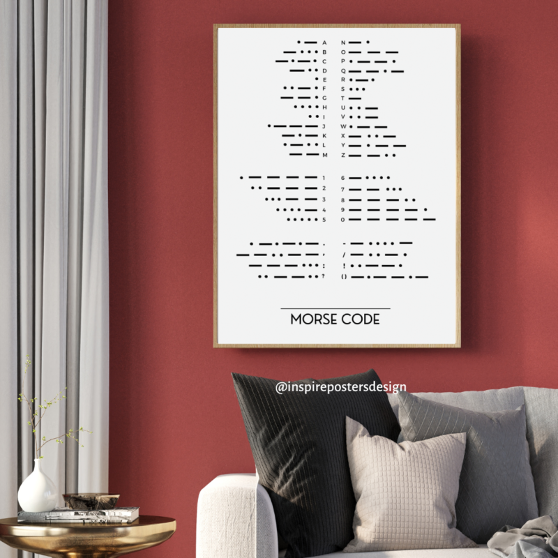 Morse Code Poster